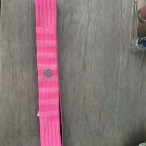 Pink lululemon headband
